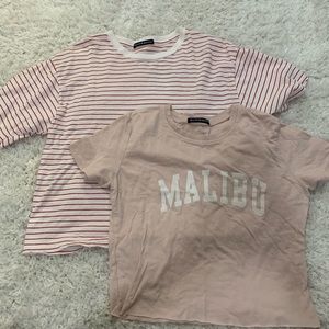 2 brandy Melville shirts!!